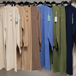 Conjunto punto fino/botones