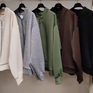 Sudadera cremallera/Bolsillos