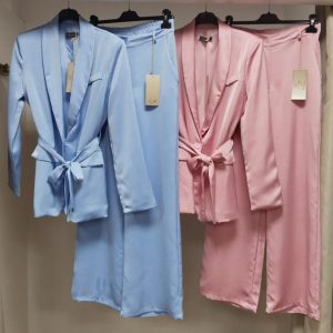 Traje chaquetas satinado